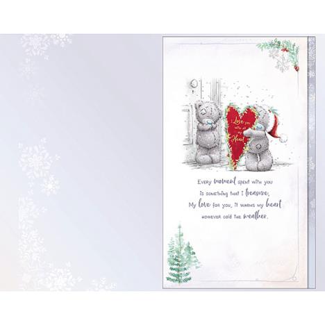 One I love Keepsake Heart Luxury Me to You Bear Christmas Card Extra Image 2